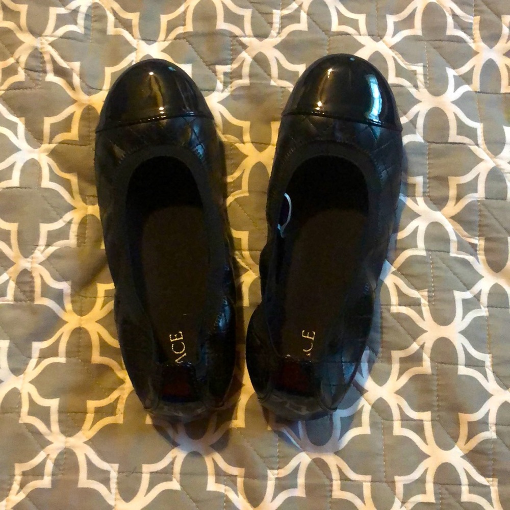 Place dancing shoes.